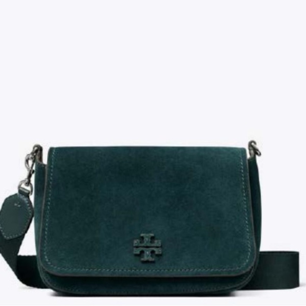 Tory Burch Thea Web Flap Crossbody Women's Bag - Picture 1 of 1